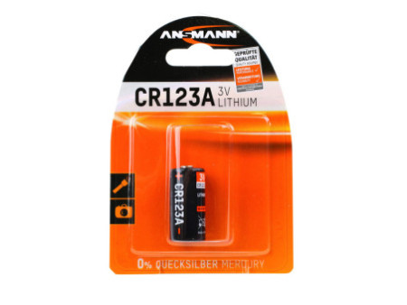 ANSMANN Pile pour appareil-photo lithium 'CR123A', 3 Volt,