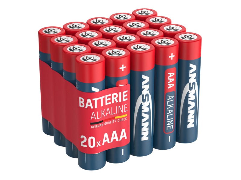 ANSMANN Pile alcaline 'RED', Micro AAA, blister de 20