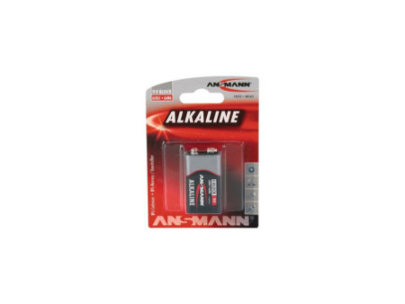 ANSMANN Pile alcaline 'RED', E-bloc 9V