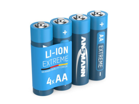 ANSMANN Pile EXTREME LITHIUM, Mignon AA, blister de 4