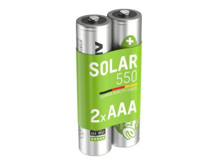 ANSMANN Pile rechargeable NiMH SOLAR, Micro AAA, 550 mAh