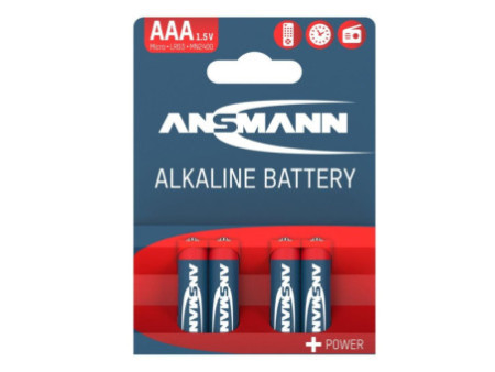 ANSMANN Pile alcaline 'RED', Micro AAA, blister de 4