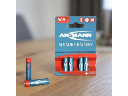 ANSMANN Pile alcaline 'RED', Micro AAA, blister de 4
