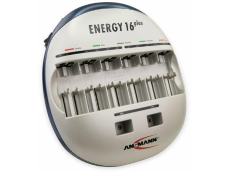 ANSMANN Chargeur 'Energy 16 plus', avec 2 entrées USB