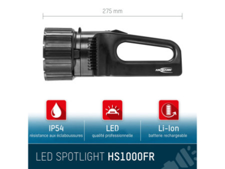 ANSMANN Lampe torche LED 'Future HS1000FR'