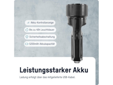 ANSMANN Lampe torche LED 'Future HS1000FR'