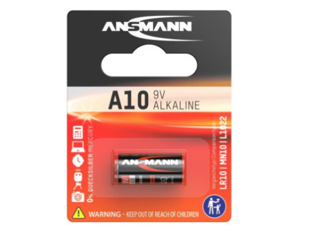ANSMANN Pile alcaline A10, 9 Volt, blister de 1