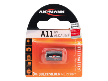 ANSMANN Pile alcaline A11, 6 Volt, blister de 1