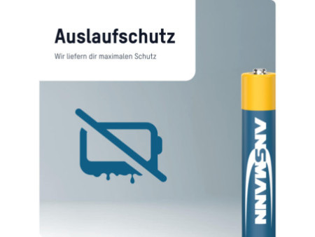 ANSMANN Pile alcaline 'X-POWER' AAAA, blister de 2