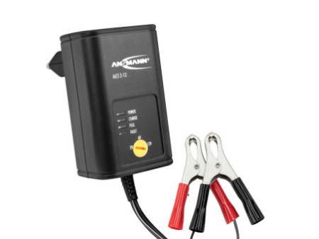 ANSMANN Chargeur pour batterie de voiture, 2 / 6 et 12 Volt