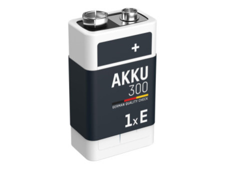 ANSMANN Pile rechargeable NiMH maxE, bloc E 9V, 300 mAh