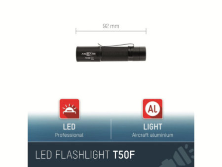 ANSMANN Lampe de poche LED Future T50F