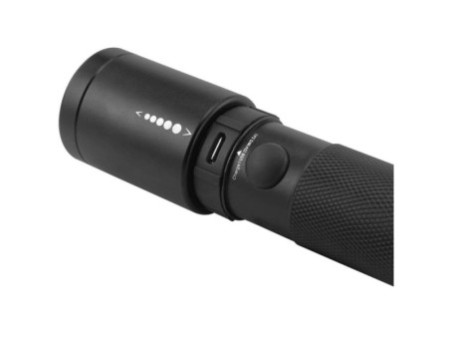 ANSMANN Lampe de poche LED Future T400FR, IPX4, noir