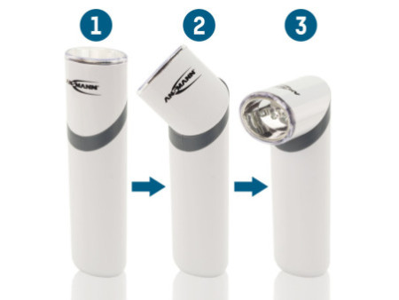 ANSMANN Lampe de poche RC2, rechargeable