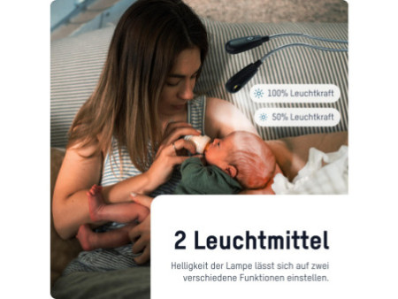 ANSMANN Lampe de lecture Twinflex, couleur: noir