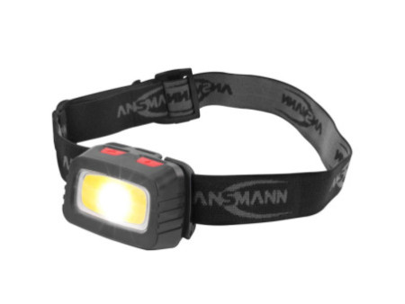 ANSMANN Lampe frontale LED HD200B, 200 Lumen, IP44