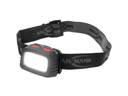 ANSMANN Lampe frontale LED HD200B, 200 Lumen, IP44