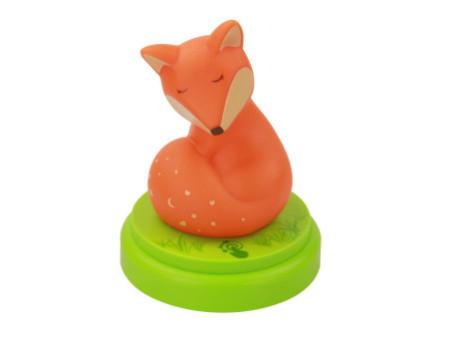 ANSMANN Veilleuse Renard, vert / orange