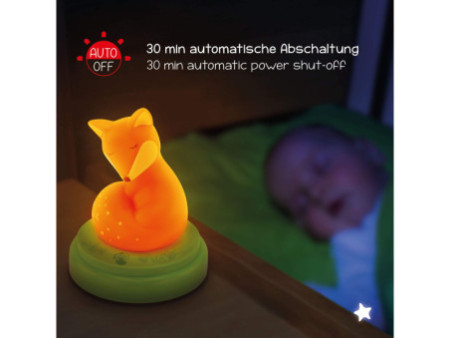 ANSMANN Veilleuse Renard, vert / orange