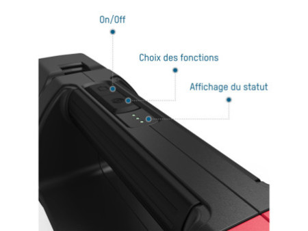 ANSMANN Projecteur portable LED HS5R, batterie intégrée