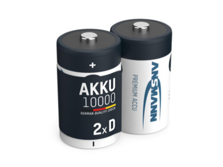 ANSMANN Pile rechargeable maxE NiMH, Mono D, 10.000 mAh