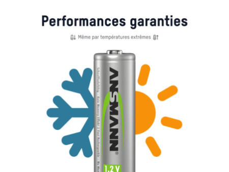 ANSMANN Pile rechargeable NiMH, maxE Mignon AA, 1.300 mAh