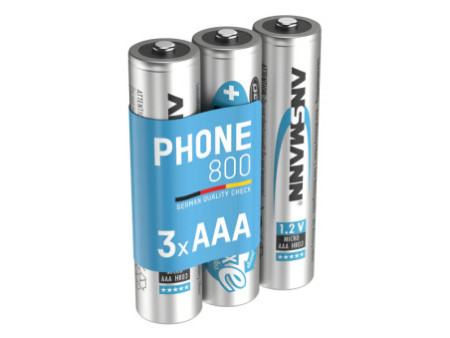 ANSMANN Pile rechargeable NiMH, maxE Micro AAA, 800 mAh