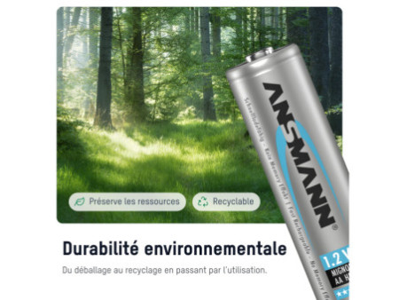 ANSMANN Pile rechargeable Digital NiMH, Mignon AA, 2.850 mAh
