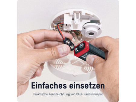 ANSMANN Pile alcaline, E-bloc 6LR61, 9 Volt, blister de 2
