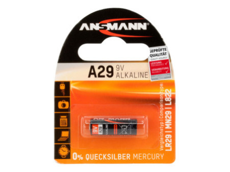 ANSMANN Pile alcaline A29, LR29, en blister de 1
