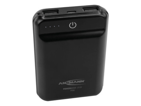 ANSMANN Powerbank 10.8 mini, 10.000 mAh, noir