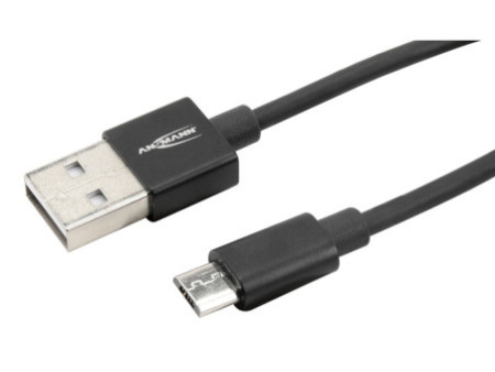 ANSMANN Câble de données & de charge, USB-A - Micro USB-B