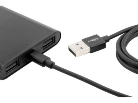 ANSMANN Câble de données & de charge, USB-A - Micro USB-B