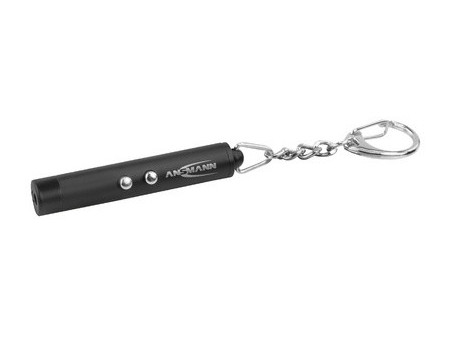 ANSMANN Pointeur laser '2en1', noir