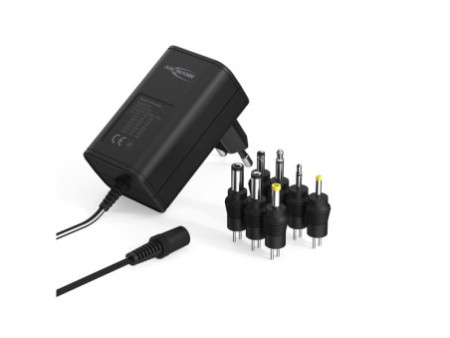 ANSMANN Bloc secteur universel APS 600, 7,2 W / 3-12 V, noir