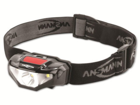 ANSMANN Lampe frontale LED, HD70B, 65 lumens, IP44, noir