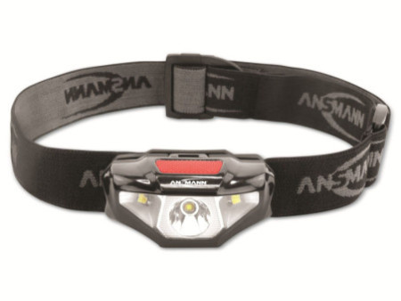 ANSMANN Lampe frontale LED, HD70B, 65 lumens, IP44, noir