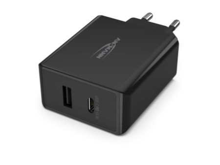 ANSMANN Chargeur secteur USB HOME CHARGER 247PD, noir