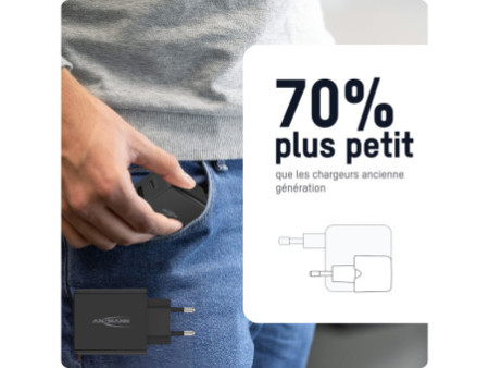 ANSMANN Chargeur secteur USB HOME CHARGER 265PD, noir