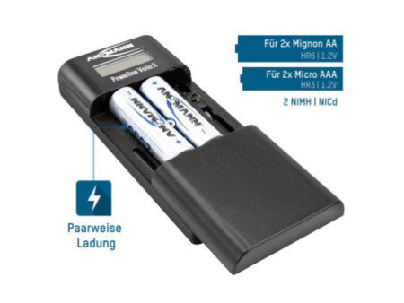 ANSMANN Chargeur universel Powerline Vario X, noir