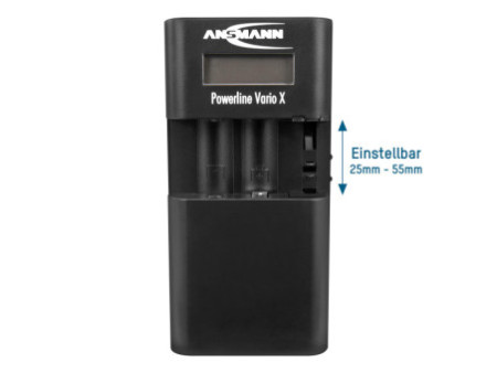 ANSMANN Chargeur universel Powerline Vario X, noir