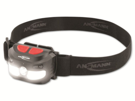 ANSMANN Lampe frontale LED à capteur HD250, 250 lumen, IP54