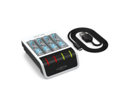 ANSMANN Chargeur rapide Comfort Smart, 4 piles incl.
