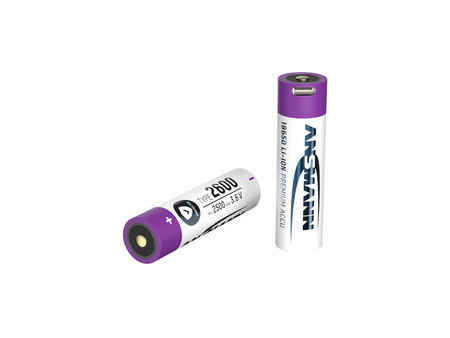 ANSMANN Pile rechargeable Li-Ion 18650, 2.600 mAh