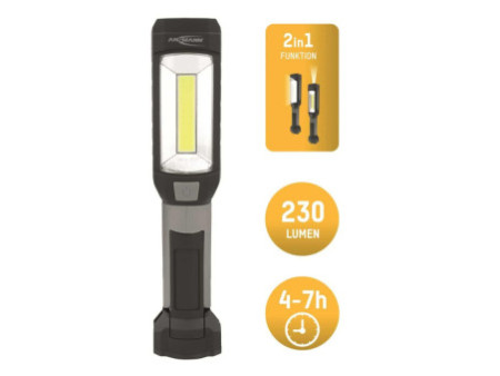 ANSMANN Lampe d'atelier à LED WL230B, gris/noir