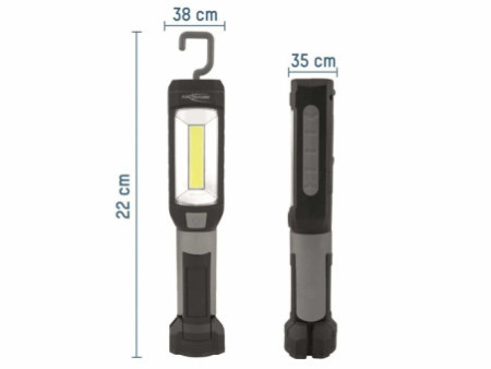ANSMANN Lampe d'atelier à LED WL230B, gris/noir
