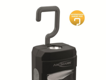 ANSMANN Lampe d'atelier à LED WL230B, gris/noir