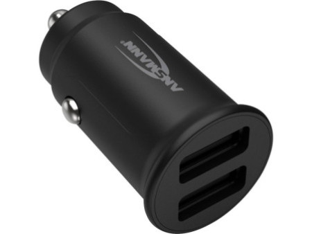ANSMANN Chargeur voiture USB In-Car-Charger CC212, 2x USB