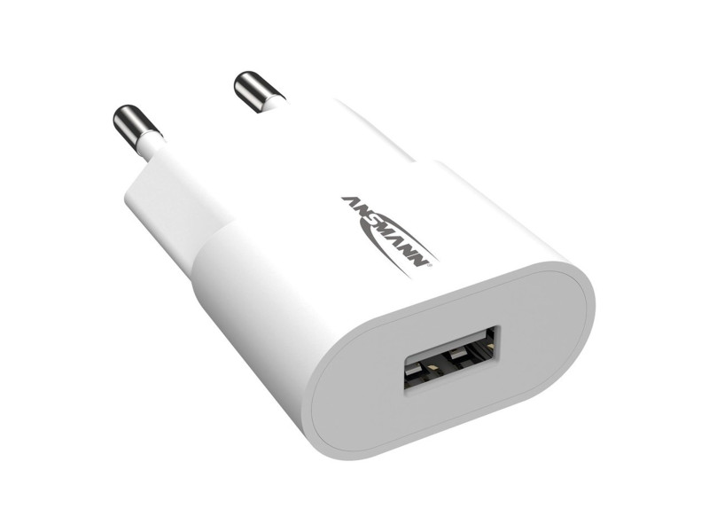 ANSMANN Chargeur USB Home Charger HC105, femelle USB, blanc