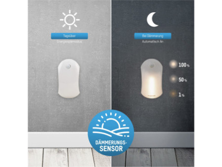 ANSMANN Lampe d'orientation à LED NL25B, à pile, blanc